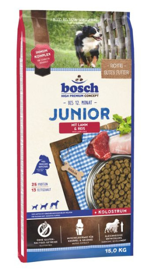 BOSCH Junior Lamb Rice - Jagnięcina z ryżem 15kg