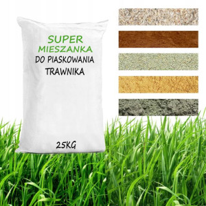 Super Mieszanka Do Piaskowanie Trawnika Trawy 25kg