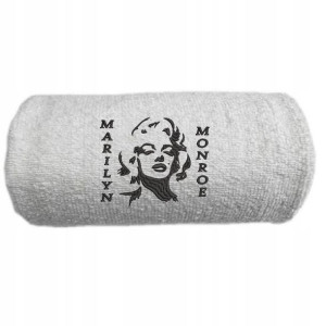 Ręcznik biały MARILYN Monroe Hollywood GWIAZDA