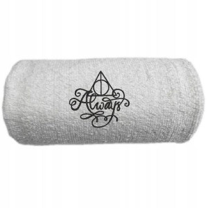BIAŁY RĘCZNIK INSYGNIA always Harry Potter Hogwart