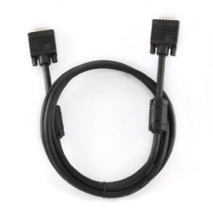 Kabel Vga 15M/15M Ekran+Ferryt 20M Black