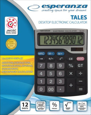 Elektroniczny Kalkulator Biurkowy Tales Ecl101