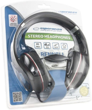 Słuchawki Audio Stereo Renell Eh141K Czarne