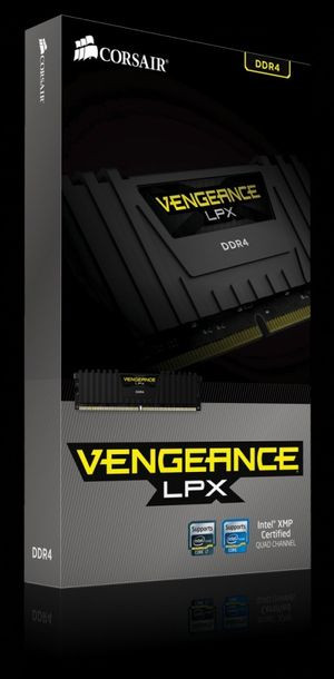 Ddr4 Vengeance Lpx 8Gb/2666 (1*8Gb) Black Cl16