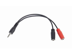 Adapter Jack Mini 4-Pin(M)->2X Jack Mini(F) 20Cm