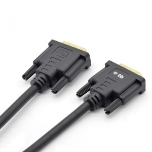 Kabel Dvi M-M 24+1 1.8 M. Czarny, Pozłacany