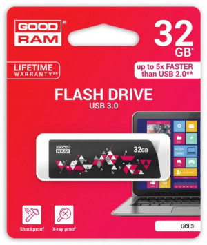 Cl!Ck  32Gb Usb 3.0 Black