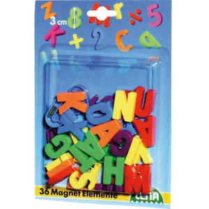 Literki Magnetyczne Duże 36 Szt