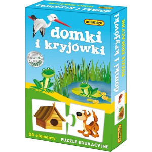 Puzzle Edukacyjne - Domki I Kryjówki