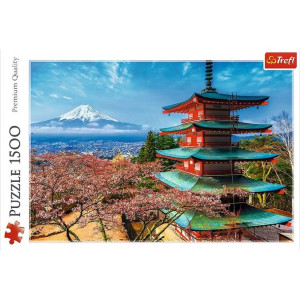 Puzzle 1500 Elementów Góra Fudżi
