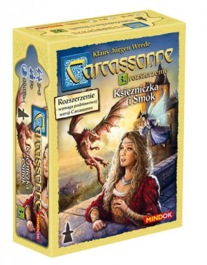 Gra Carcassonne Pl 3. Księżniczka I Smok, Edycja 2