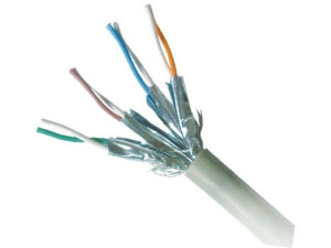 Patch Cord S/Ftp Kat6A Lshz 0.25M Szary