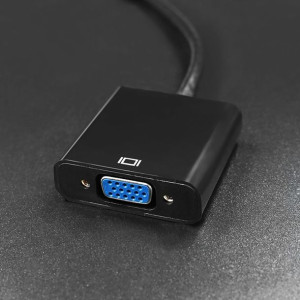 Adapter Micro Hdmi D Męski / Vga Żeński | +3,5Mm Aux | 0,2M
