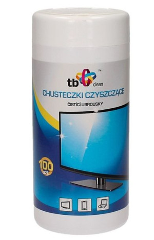 Clean Chusteczki Nasączone 100 Sztuk Tuba
