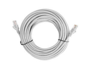 Patchcord Kat.5E 15M Szary Fluke Passed Lanberg