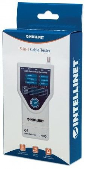 Tester Okablowania 5-W-1 Rj11/Rj45/Usb/1394/Bnc
