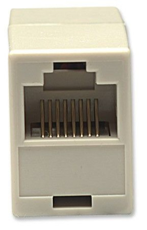 Adapter/Łącznik Rj45 8/8, 10Szt