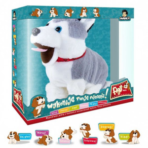 Maskotka Interaktywna Figo Pies Reagujący Na Komendy Husky