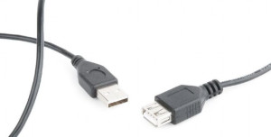 Przedłużacz Kabla Usb 2.0 Am-Afi 0.75M Czarny