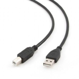 Kabel Usb 2.0 Am-Bm 1M/Czarny