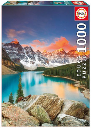 Puzzle 1000 Elementów Jezioro Moraine Kanada
