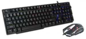 Klawiatura+Mysz Przewodowa Dla Graczy Oppressor Gaming