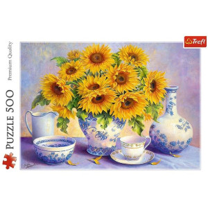 Puzzle 500 Elementów Słoneczniki
