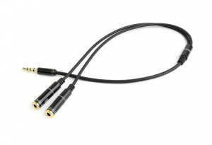 Adapter Audio Mikrofon 3.5Mm Minijack, 4Pin, 0.2M