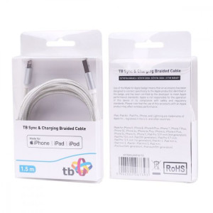 Kabel Lightning-Usb 1.5M Srebrny Mfi