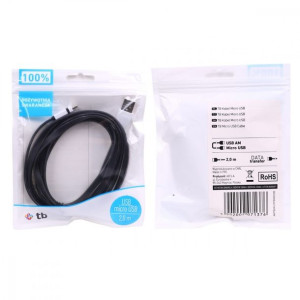 Kabel Usb - Micro Usb 2M Czarny