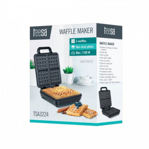 Gofrownica 4 Gofry 1100W Teflon