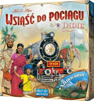 Gra Wsiąść Do Pociągu Kolekcja Map 2 - Indie I Szwajcaria