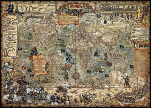 Puzzle 2000 Elementów - Świat Piratów