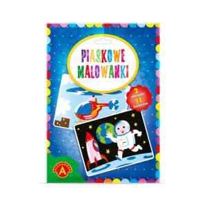 Piaskowe Malowanki Astronauta /Helikopter