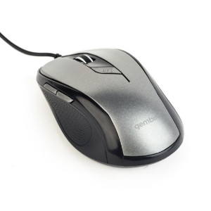 Mysz Optyczna Usb Czarno-Szara