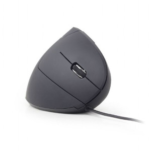 Mysz Ergonomiczna Optyczna 6-Przyciskowa Czarna