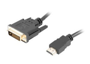 Kabel Hdmi(M)-Dvi-D(M) Dual Link 3 M Czarny