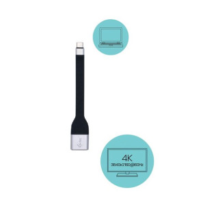 Adapter Usb-C Flat Display Port 4K/60 Hz Kompatybilny Z Thunderbolt 3