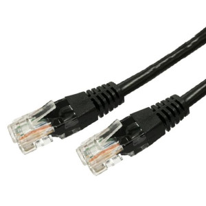 Kabel Patchcord Miedziany Kat.5E Rj45 Utp 10M. Czarny
