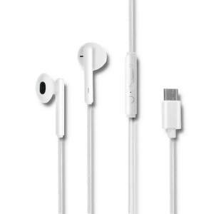 Słuchawki Dokanałowe | Mikrofon | Usb-C | Białe