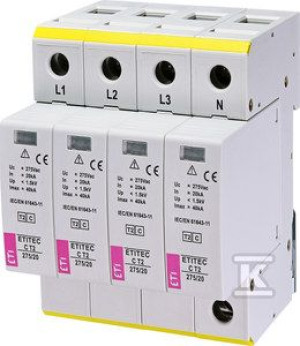 Ogranicznik przepięć T2 (C) ETITEC C T2 275/20 4+0
