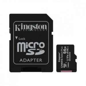 Karta Pamięci Microsd  64Gb Canvas Select Plus 100Mb/S Adapter