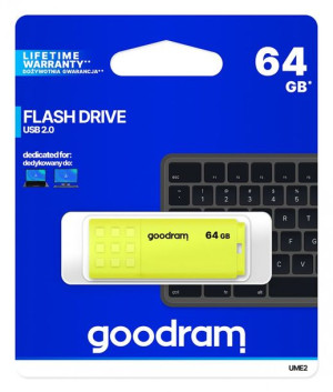 Pendrive Ume2 64Gb Usb 2.0 Żółty