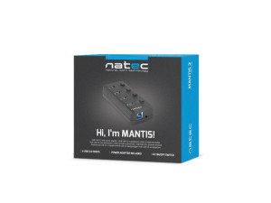 Hub Usb 4 Porty Mantis 2 Usb 3.0 Z Włącznikiem + Zasilacz