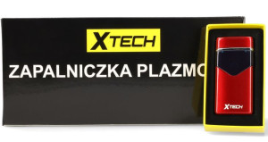Zestaw Zapalniczka plazmowa elektryczna dotyk XTECH 10 szt. (czerwona)