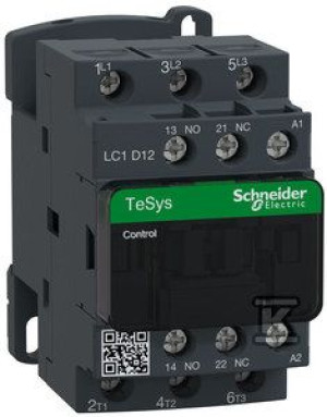 Stycznik mocy TeSys D AC3 12A 3P 1NO 1NC cewka 24VAC