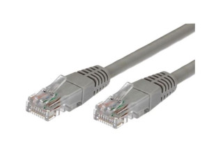 Kabel Patchcord Miedziany Kat.6 Rj45 Utp 1,5M. Szary