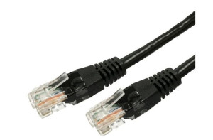Kabel Patchcord Miedziany Kat.6A Rj45 Utp 3M. Czarny