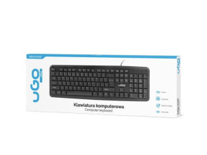 Klawiatura Askja K110 Us 1.65M Usb Czarna
