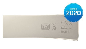 Pendrive Bar Plus Usb3.1 256 Gb Champaign Silver